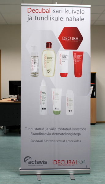 Rullateline Decotex kankaalla Rullateline Decotex kankaalla