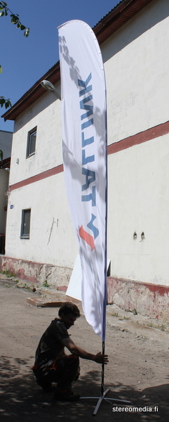 T-M beachflag mainosvälineena