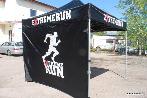 3x3m mainosteltta ExtremeRun 3x3m mainosteltta ExtremeRun
