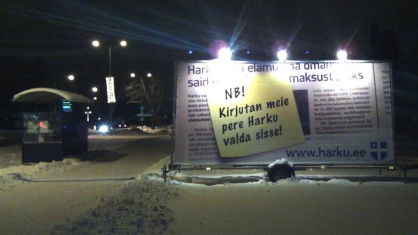 Valgustatud reklaamtreiler Tabasalus Valgustatud reklaamtreiler Tabasalus
