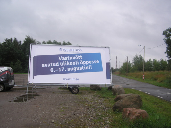 Tartu Ülikooli reklaamtreiler Stroomi rannas Tartu Ülikooli reklaamtreiler Stroomi rannas