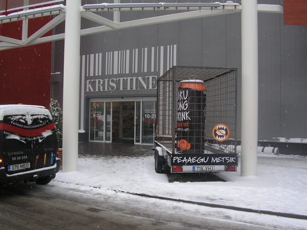 GIN reklaam Kristiine keskuses GIN reklaam Kristiine keskuses