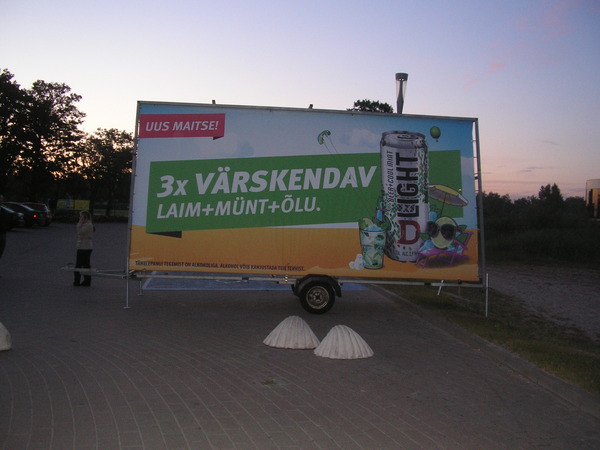 Pärnu ranna reklaamtreiler Pärnu ranna reklaamtreiler