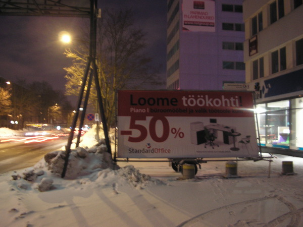 Reklaamtreiler Pärnu mnt Reklaamtreiler Pärnu mnt