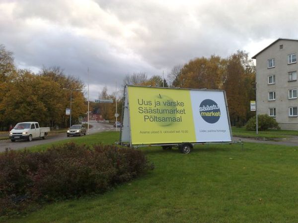 Reklaamtreiler Põltsamaal Reklaamtreiler Põltsamaal