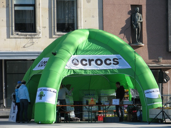 Crocsi reklaamtelk 6x6m