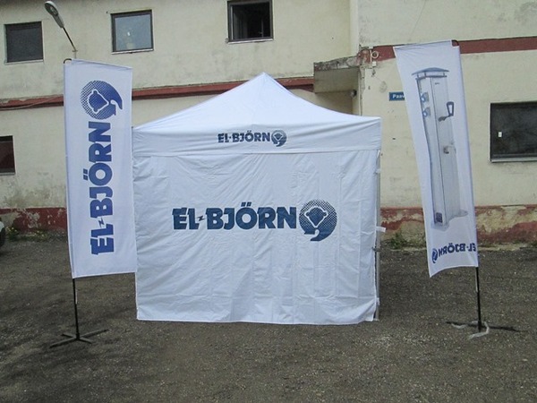 3x3m telk ja BS lipud 3x3m telk ja BS lipud