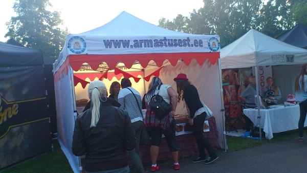 Armastusest.ee 3x3m telk Armastusest.ee 3x3m telk