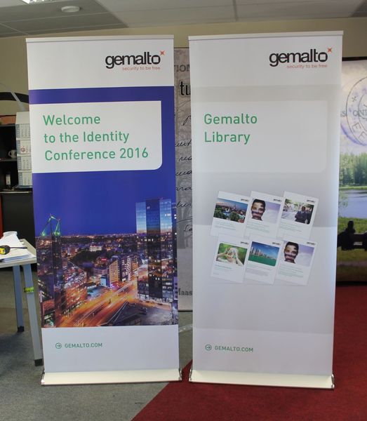 Kuvateline roll up Gemalto Kuvateline roll up Gemalto