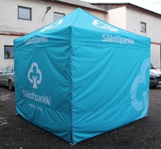 Mainosteltta Säästöpankki 3x3m Mainosteltta Säästöpankki 3x3m