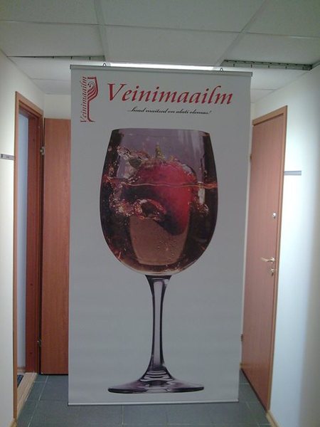 Ripsutettava Banneri Veinimaailm Ripsutettava Banneri Veinimaailm