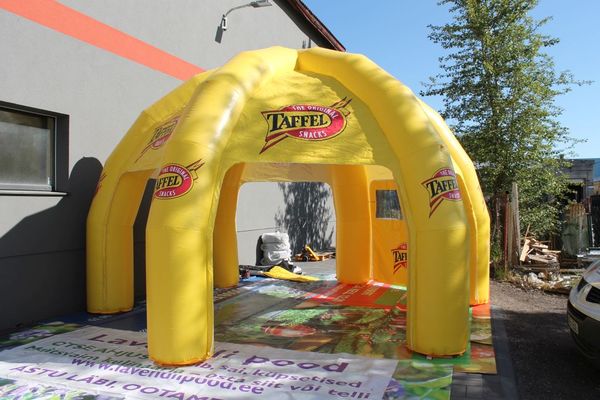 Täispuhutav Taffel telk 6x6m Täispuhutav Taffel telk 6x6m