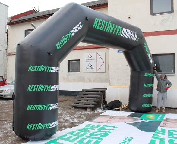 Kestävyysurheilu.fi portti 4x7m Kestävyysurheilu.fi portti 4x7m