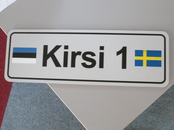 Osoite kyltti Osoite kyltti