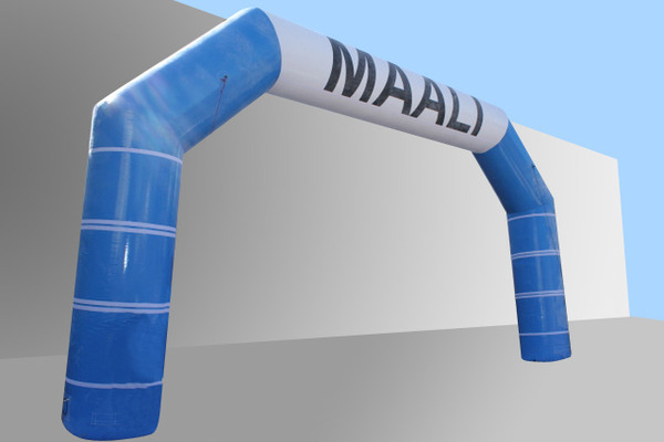 Ilmalla täytettävä maalikaari 9x5 m Ilmalla täytettävä maalikaari 9x5 m