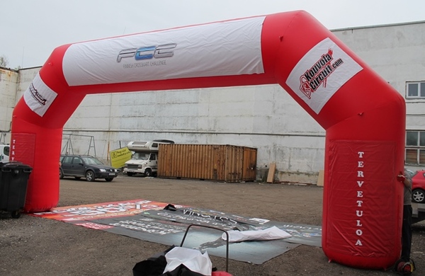 Kouvolan Circuit urheilukaari 7x3m Kouvolan Circuit urheilukaari 7x3m